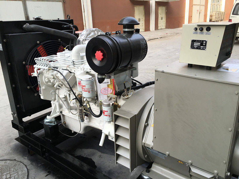 White Electric Start Inboard Boat Engines For 60HZ 100KW Marine Generator Set​
