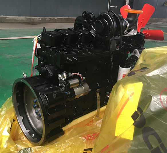 100KW  Multi Cylinder Turbocharged Diesel Engine B Series 135HP Black Color